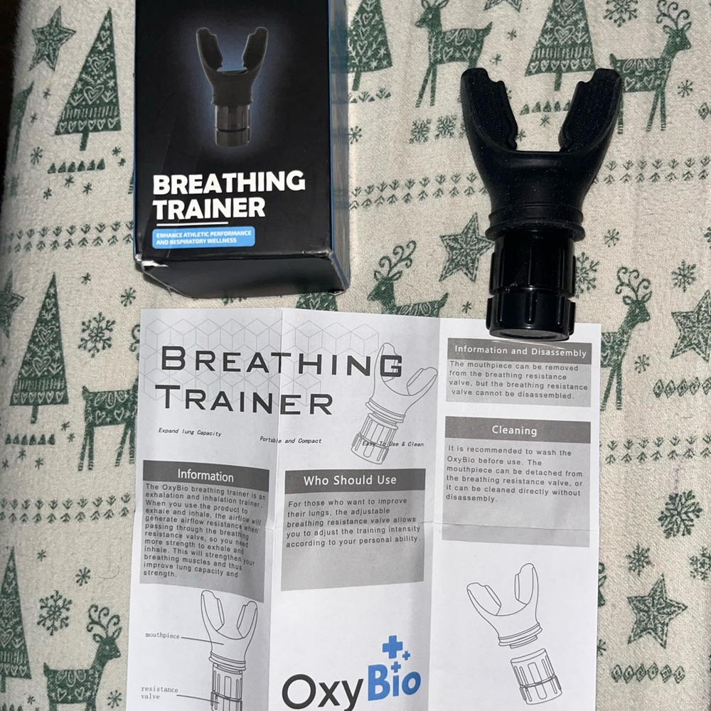 OxyBio Black Breathing Trainer